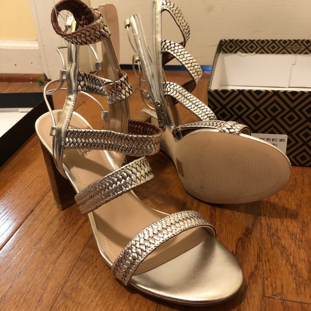 Charles by Charles David Silver Heels